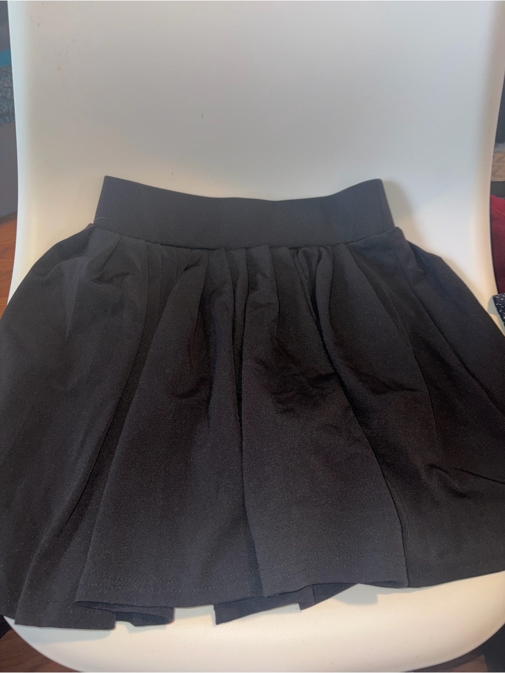 Indero Black Athletic Stretch Skirt with attached shorts